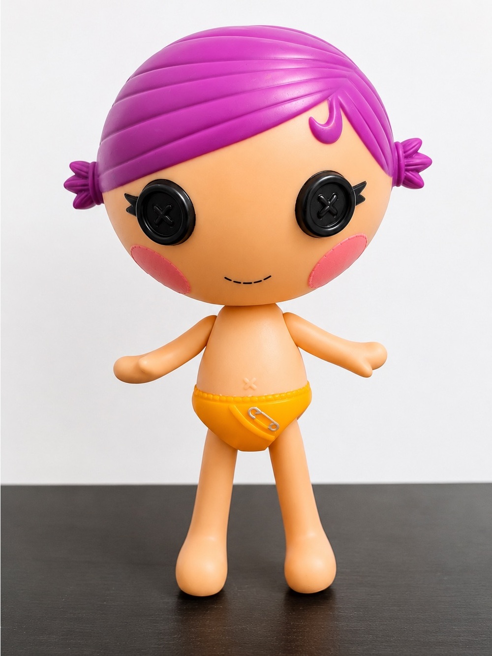 Lalaloopsy Doll Purple Hair Figure Toy Orange Diaper